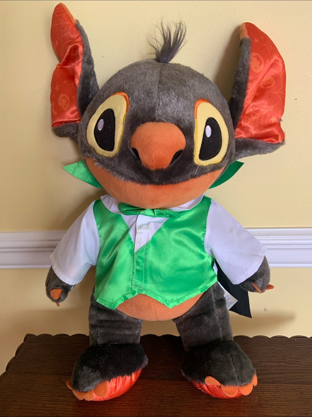 Disney Build-A-Bear Spooky Stitch Halloween Vampire Plush